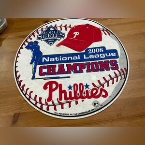 Rico Industries: Philadelphia Phillies round vintage 2008 champion pendant (MLB)